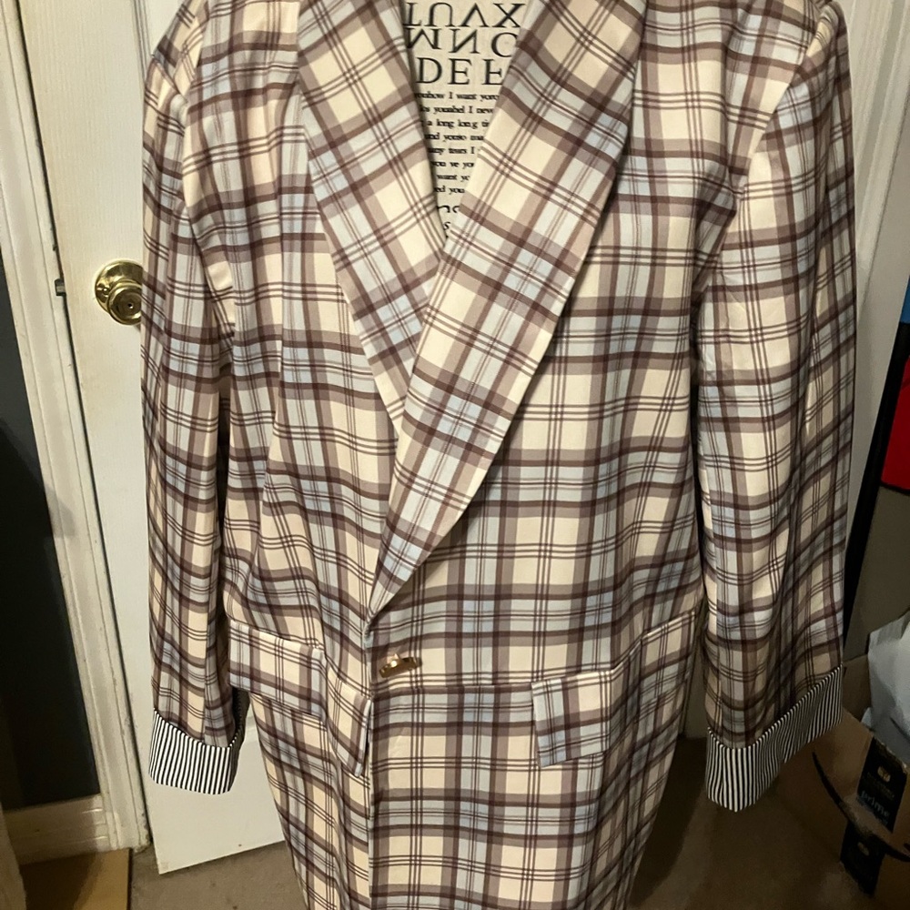 Plaid Women’s Blazer